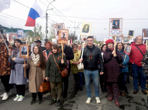 IvSU joined the action "Immortal Regiment"