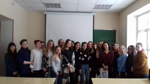 Встреча студентов РГФ с преподавателем из Италии