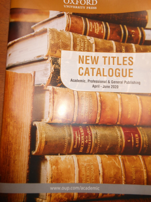 Новый каталог издательства «OXFORD University Press»