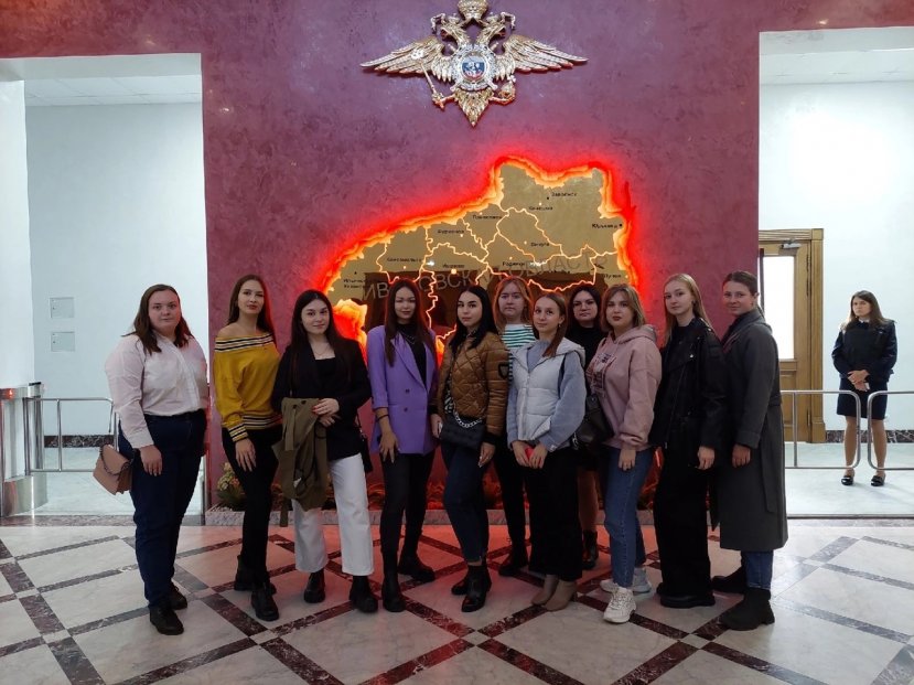 Студенты посетили музей в Управлении МВД России по Ивановской области