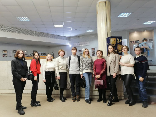 Студенты-филологи посетили спектакль к 200-летию Ф.М. Достоевского